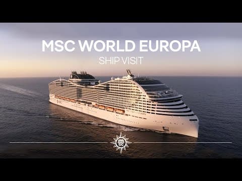 MSC World Europa 선박 영상