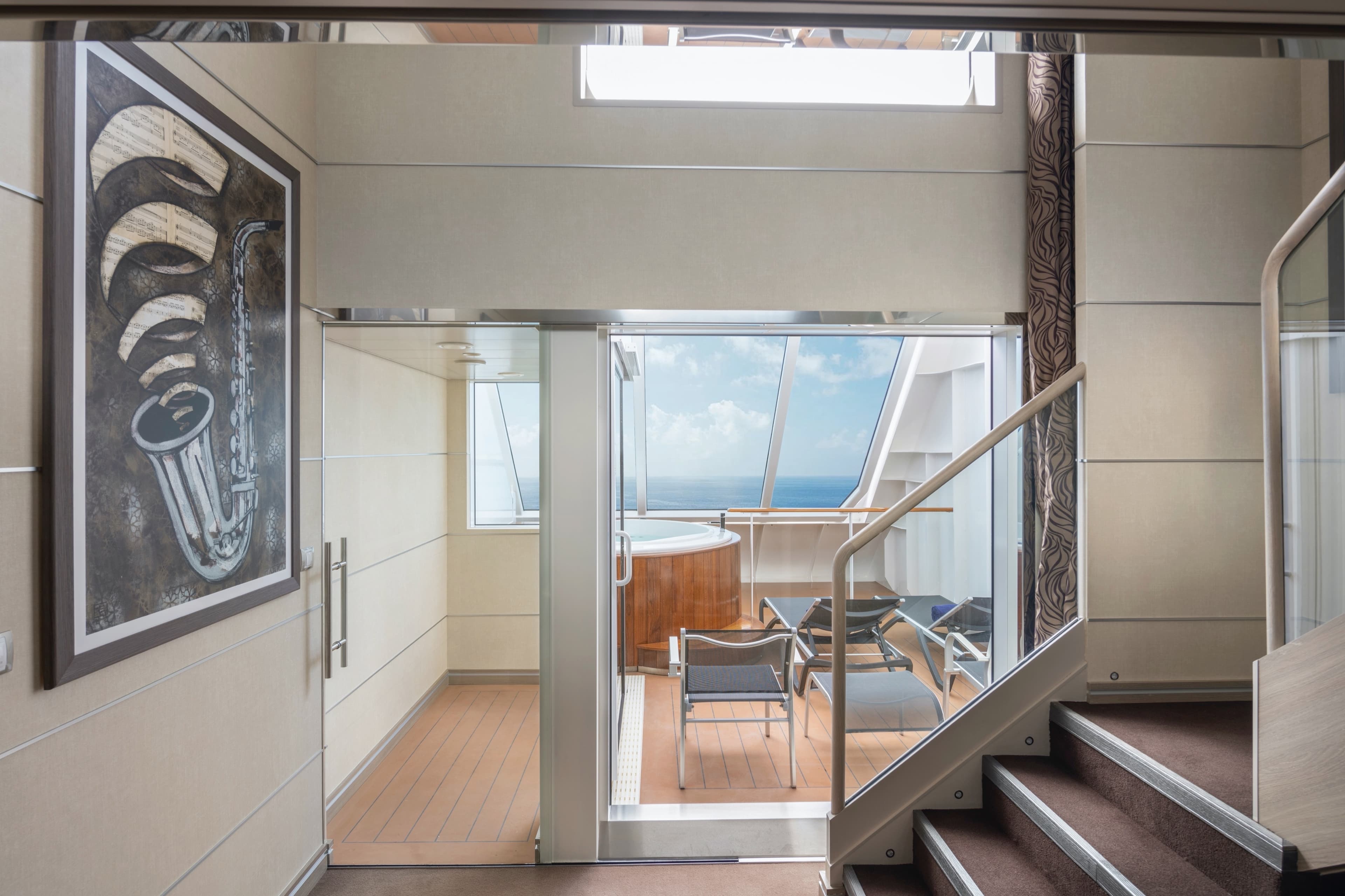 MSC Yacht Club Duplex Suite with Whirlpool
