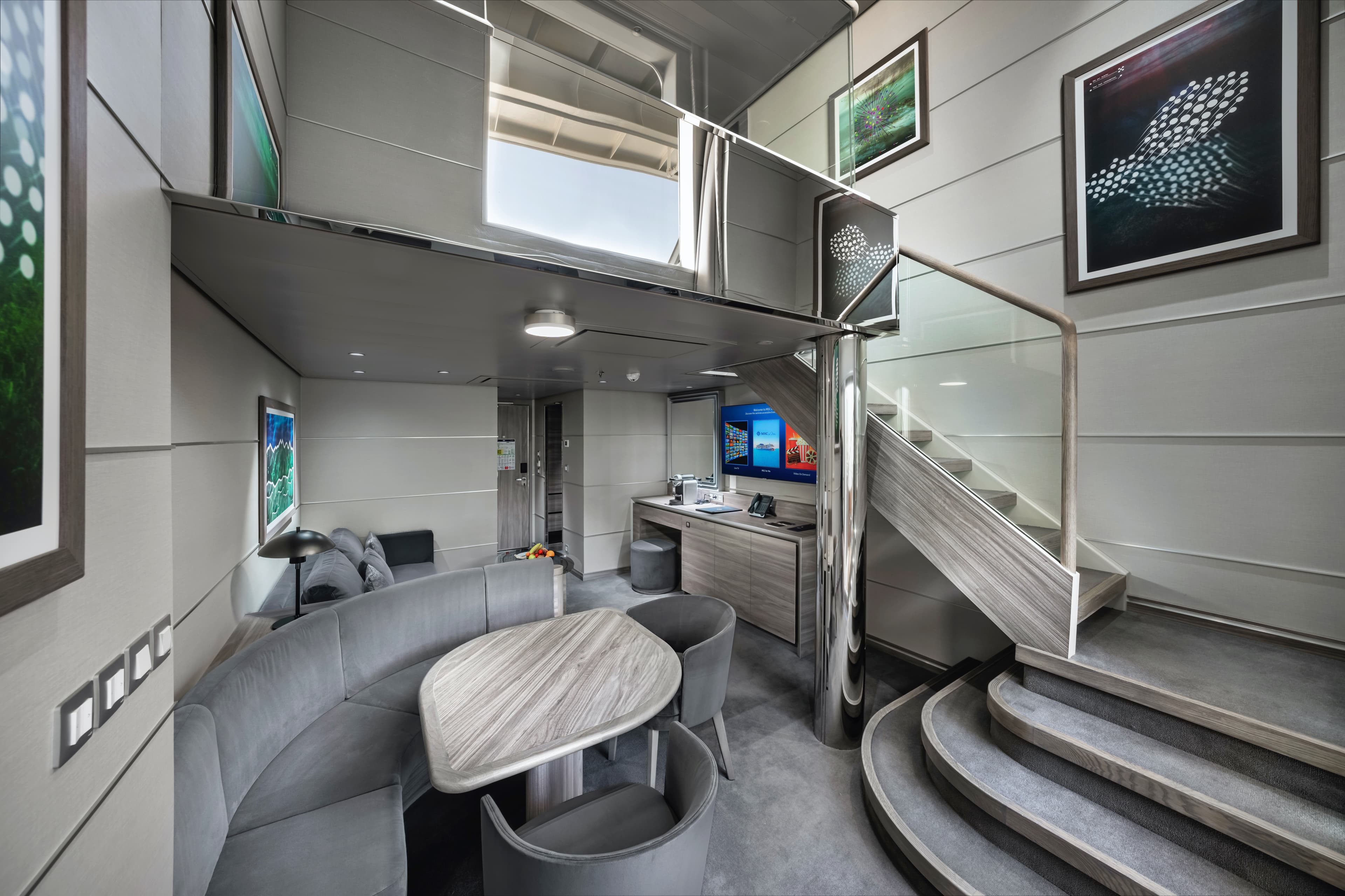 MSC Yacht Club Duplex Suite with Whirlpool