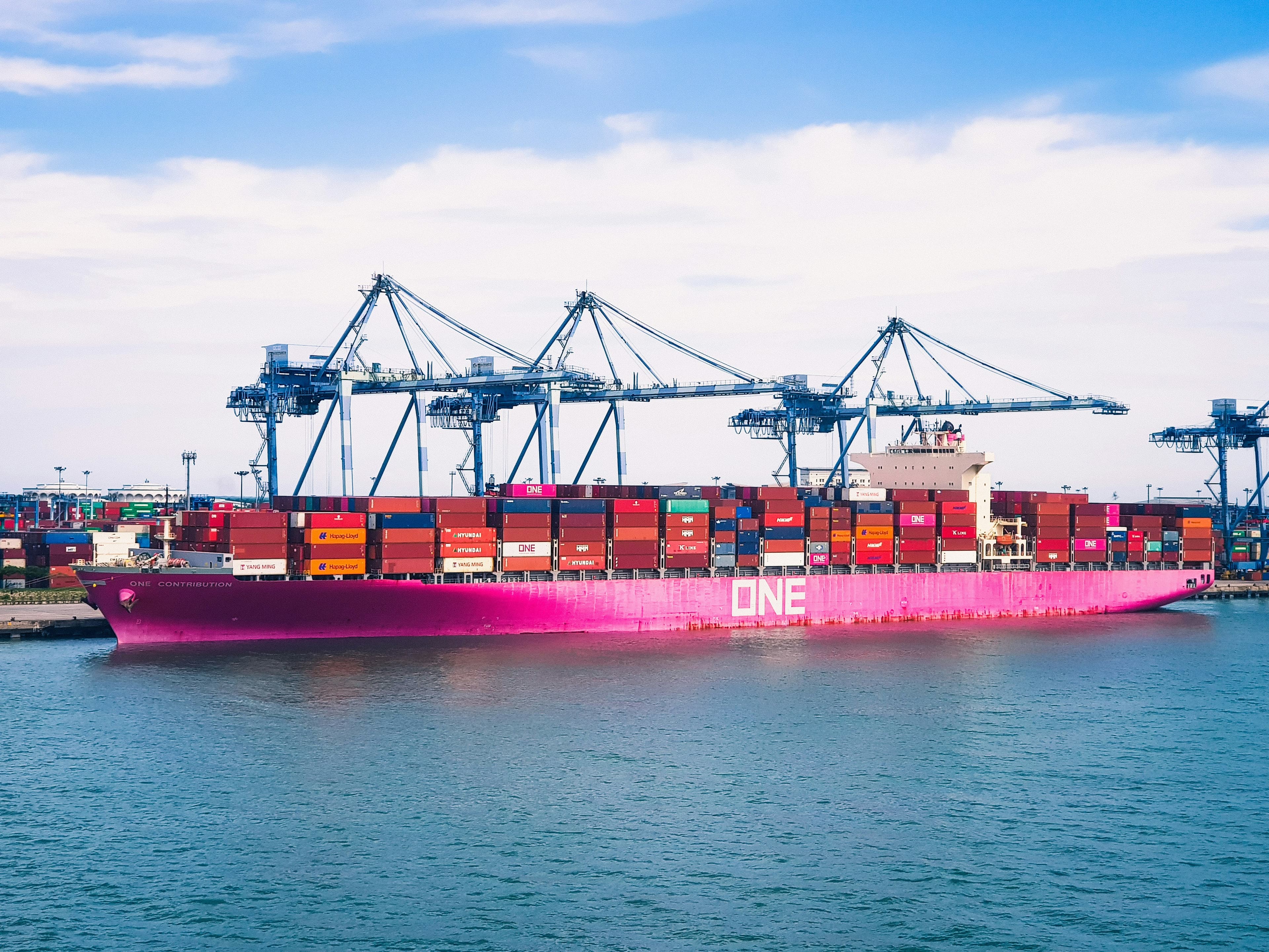 One Contribution alongside at Port Kelang, Malaysia.